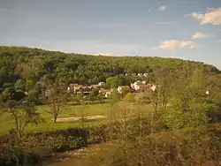 Ehrenfeld from a passing Pennsylvanian train