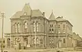 The first Town Hall c. 1890 prior to southern addition.