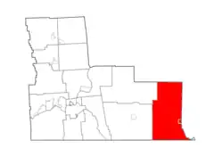 Location in Broome County