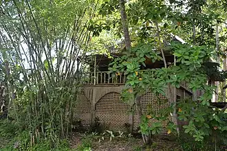 A traditional Filipino house with amakan walls in Bohol
