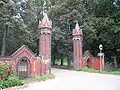 Gates to the manor territory