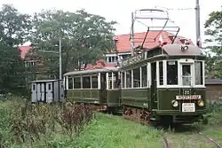 Trams NBM [nl] 20 + 43 + 402 in Bovenkerk.