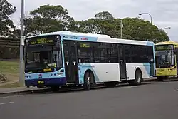 Volgren CR228L bodied Volvo B7RLE at Castle Hill Interchange in Transport for NSW livery
