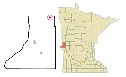 Location of Tintah, Minnesota