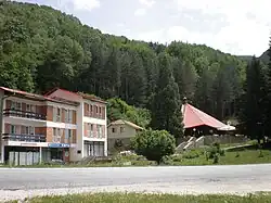 Korab motel located in area of former Trnica village