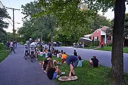 The Trolley trail at the Calvert Hills neighborhood