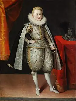 Prince Władysław, aged about 10, ca. 1605