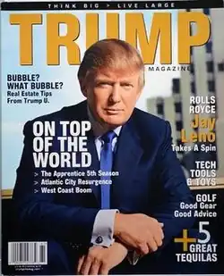 Donald Trump on the cover of Trump Magazine in 2006