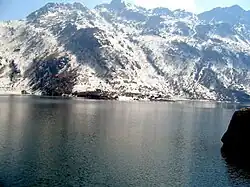 Tsongmo Lake in March