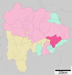 Location of Tsuru in Yamanashi Prefecture