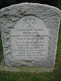 The Gravity Research Foundation monument at Tufts University