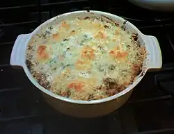 A tuna casserole