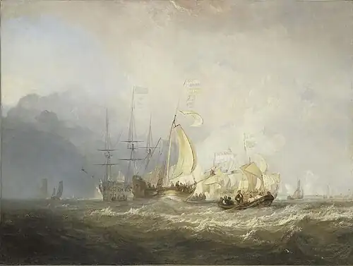 Van Tromp's Shallop at the Entrance of the Scheldt by J.M.W. Turner