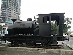 Vintage 0-6-0 "Dagupan" steam locomotive