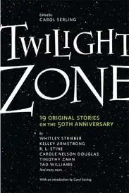 Book cover listing some of the authors; the cover has a black background with white dots (like stars).