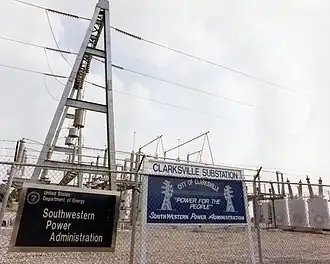 Southwestern Power Administration substation of East Arkansas