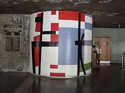 Untitled curved mural (front view), 1954, Aula Magna (Plaza Cubierta)