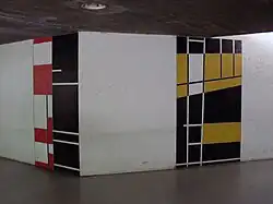 Untitled mural (wall 1), 1956, Taller Galia entrance