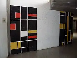 Untitled mural (wall 2), 1956, Taller Galia entrance