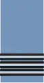 An RAF wing commander's sleeve/shoulder insignia