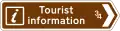 Direction and distance to a Tourist Information point or centre