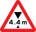 Height restriction ahead