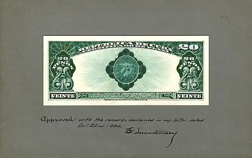 US-BEP-República de Cuba (progress proof) 20 silver pesos, 1930s (CUB-72-reverse).jpg