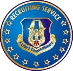 Reserve Command Recruiting Service Badges