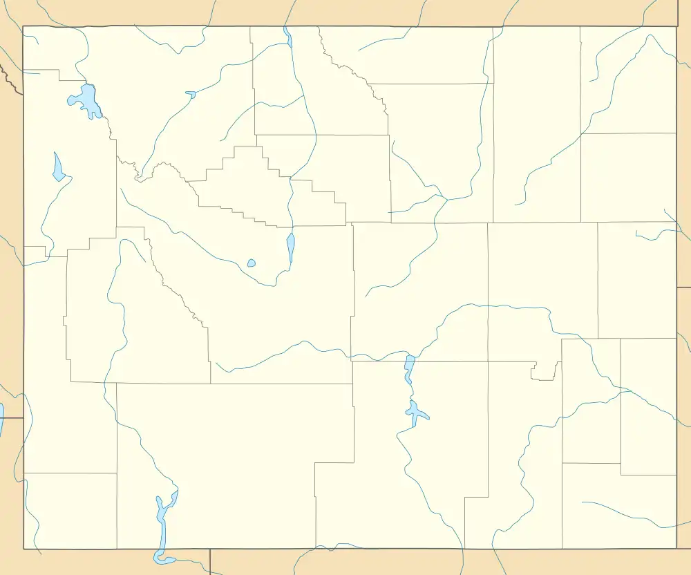 Wyoming is located in Wyoming