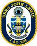 USNS John Lewis Coat of Arms