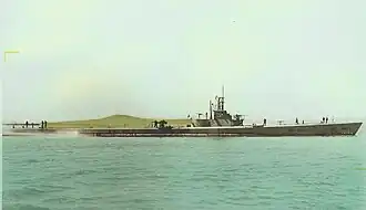 Haddo (SS-255), off Mare Island Navy Yard, 10 April 1945.