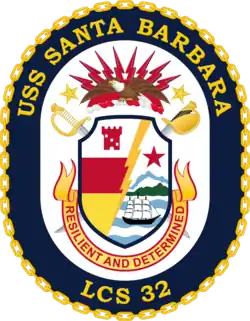 USS Santa Barbara Coat of Arms