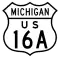 US Highway 16A marker