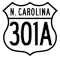 U.S. Highway 301A marker