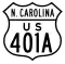 U.S. Highway 401A marker