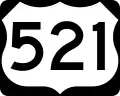 U.S. Route 521 marker