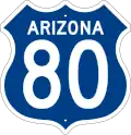 US 80 route marker