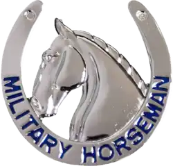 Military Horseman Identification Badge