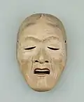 Noh mask of the uba type. 16th century. Deemed Important Cultural Property.