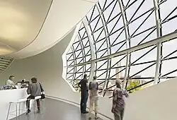 Interior of Museum de Fundatie