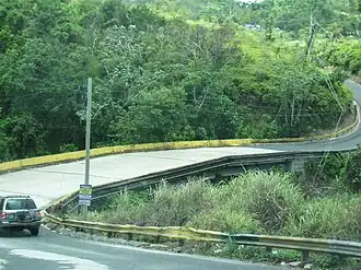 Bridge with Puerto Rico Highway 159 over Unibón River