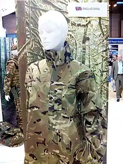 Waterproof jacket in MTP.