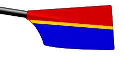 Image showing the rowing club's blade colours