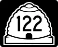 State Route 122 marker