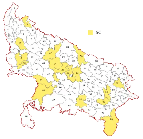 Lok Sabha constituencies of Uttar Pradesh