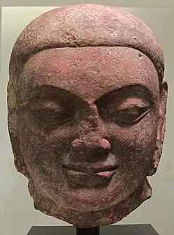 Tirthankara Head, Kushan Period, Mathura