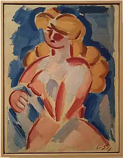 Václav Špála, Blonde Girl (1919)