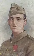 Victoria Cross recipient Alexander Stewart Burton, c. 1915 (Gallaher Cigarettes)