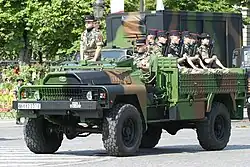 VLRA of the 22nd Marine Infantry Battalion during the military parade on 14 July 2004.