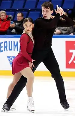 Anastasia Vaipan-Law and Luke Digby at the 2022 John Wilson Trophy